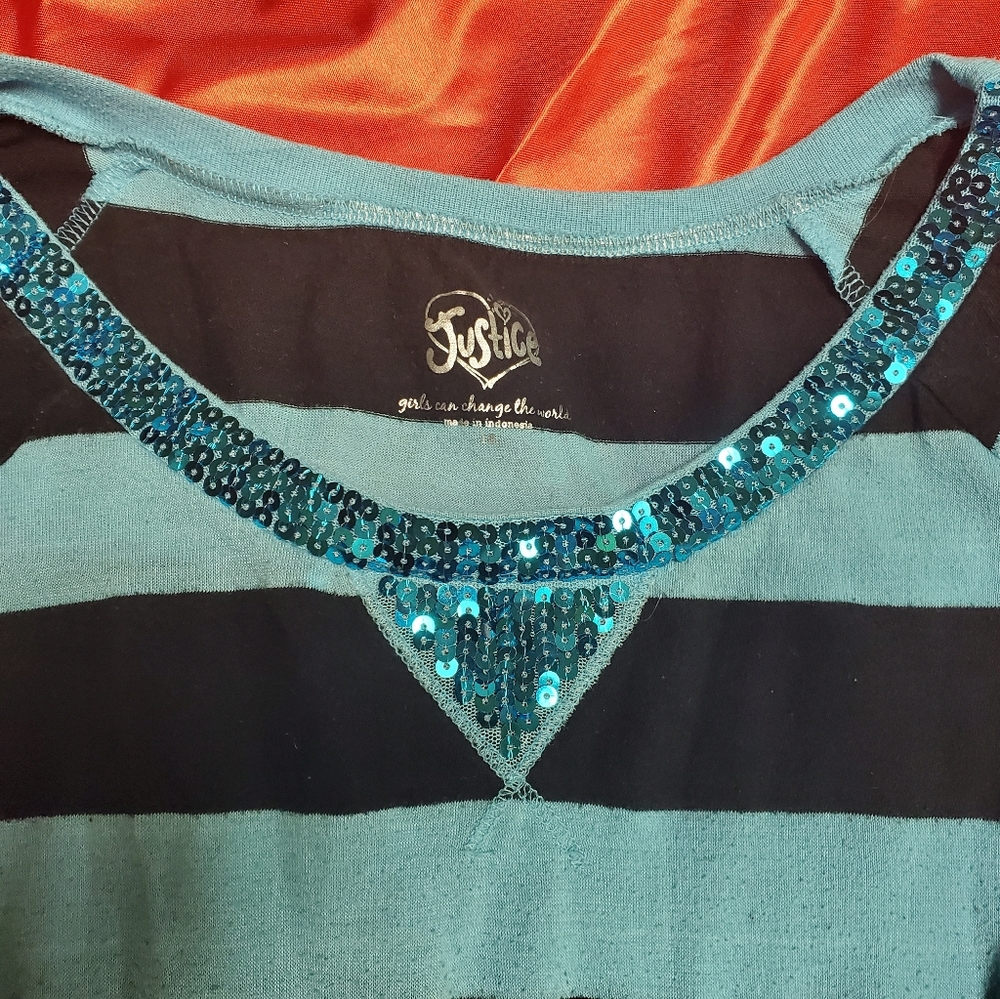 Girls Justice 3/4 sleeve shirt - Picture 2 of 3